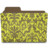 folder damask chartreusey